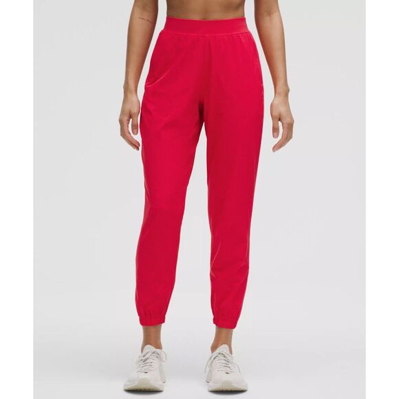 NWT Lululemon Women's Adapted State Perforated HR Jogger in Red Glow Size 4 - Picture 3 of 14